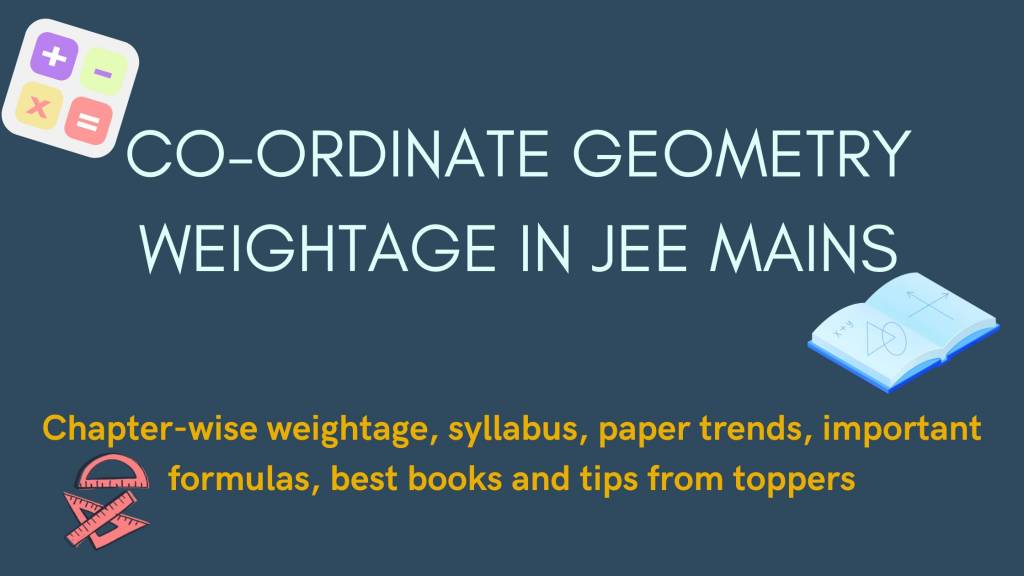 Co-ordinate Geometry Weightage in JEE Mains