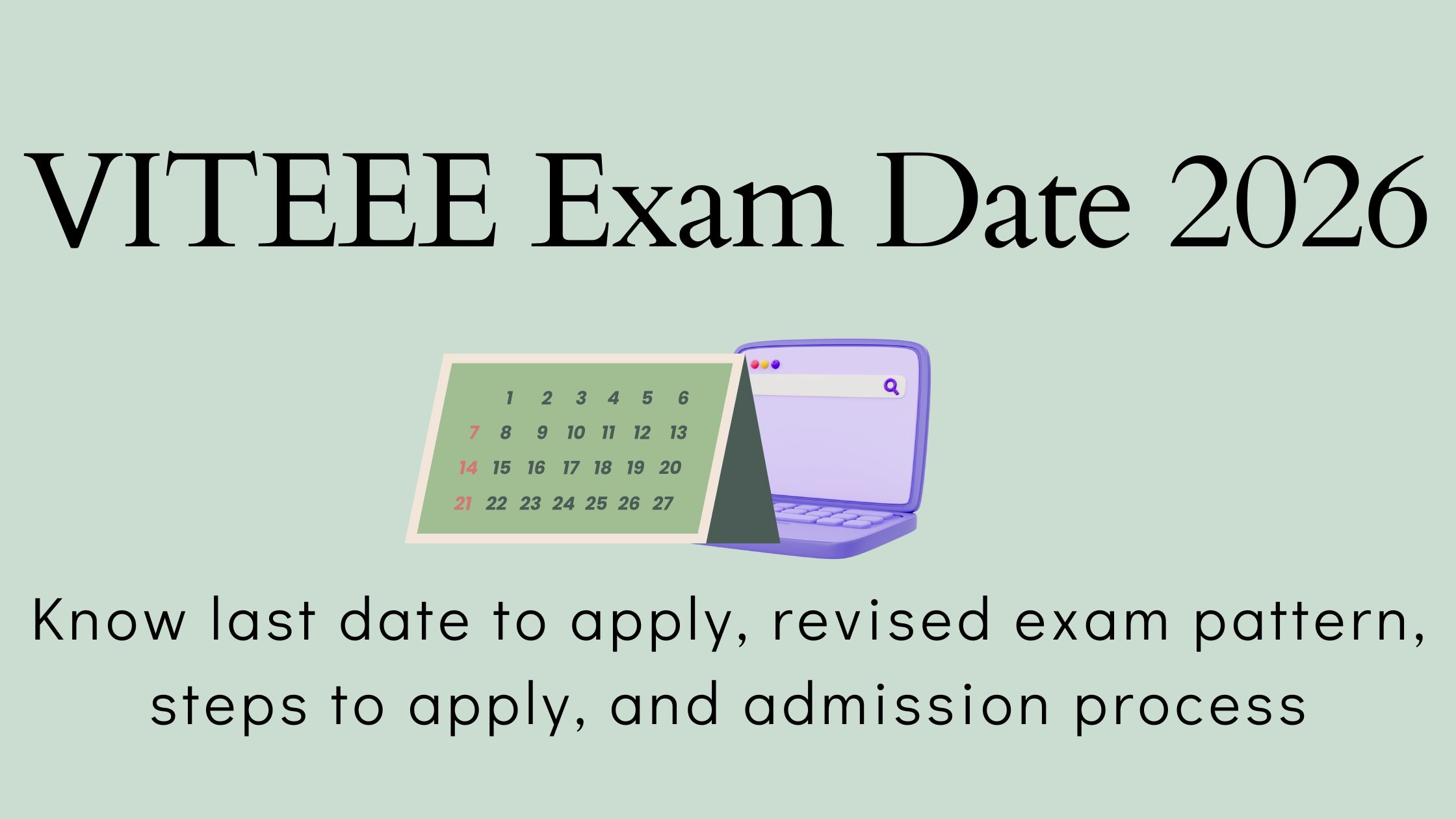 VITEEE 2026 exam date