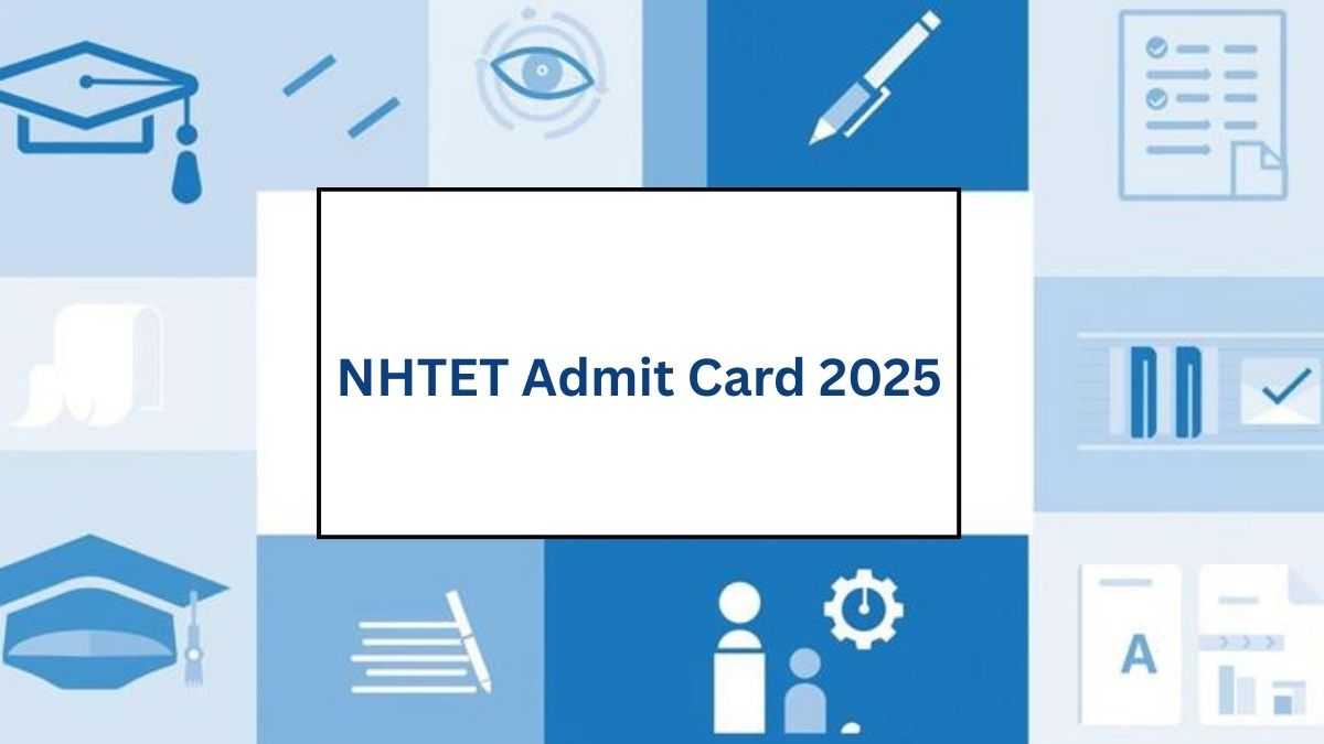NHTET Admit Card