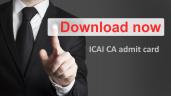 ICAI CA January 2026 Admit Card LIVE