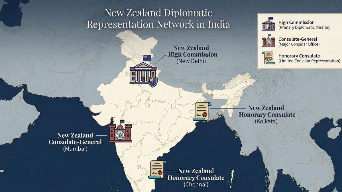 New Zealand Government Offices in India
