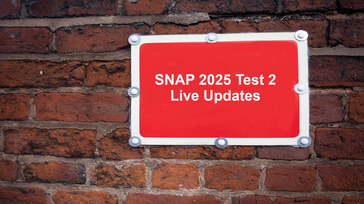 SNAP Exam 2025, Test 2 