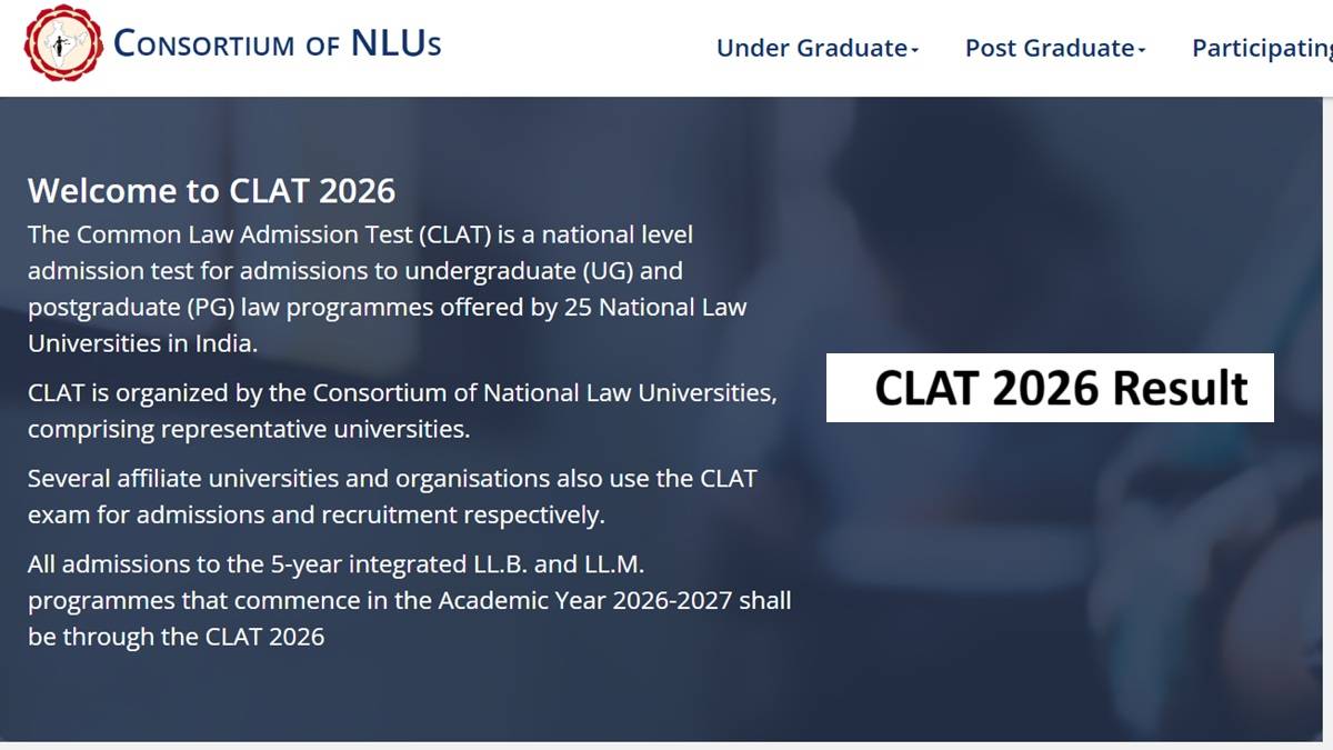  CLAT 2026 Result Date: UG/PG Toppers, Expected Cut off for NLUs, Mark vs Rank