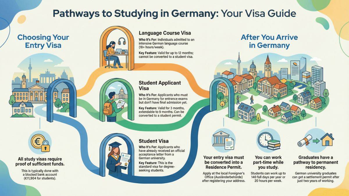 Germany Student Visa Infographic