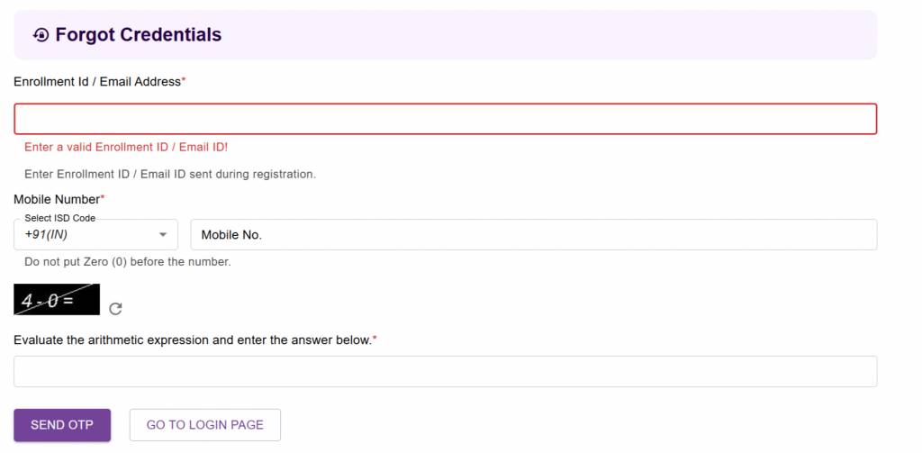 How to recover GATE credentials to download GATE admit card