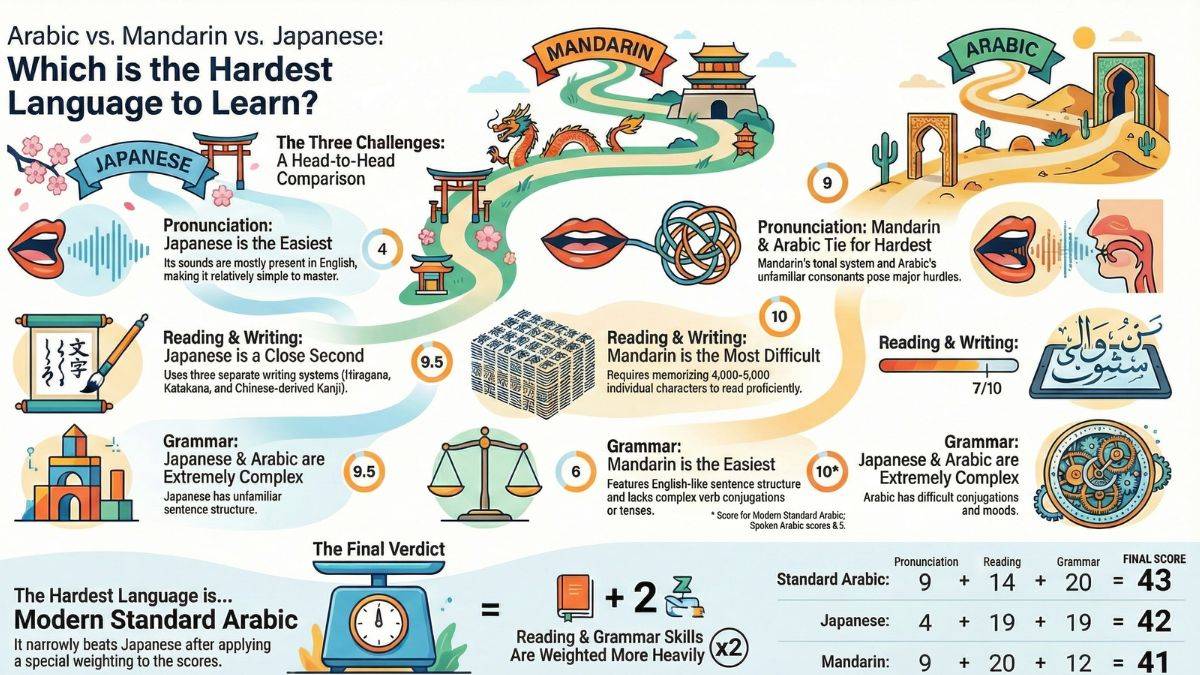 Difficult language to learn