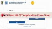 MAH HM CET 2026 Application Link (OU