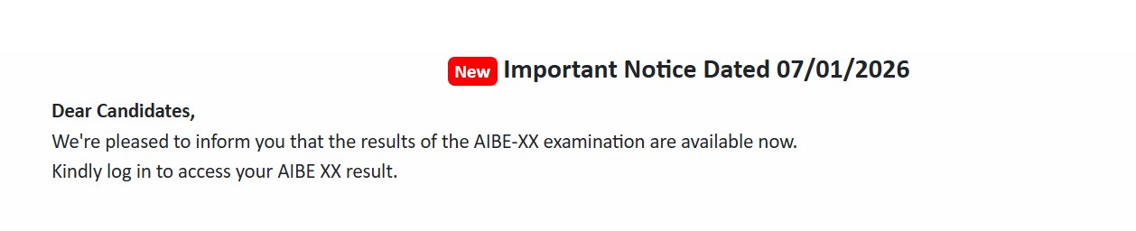 AIBE result 2025 live