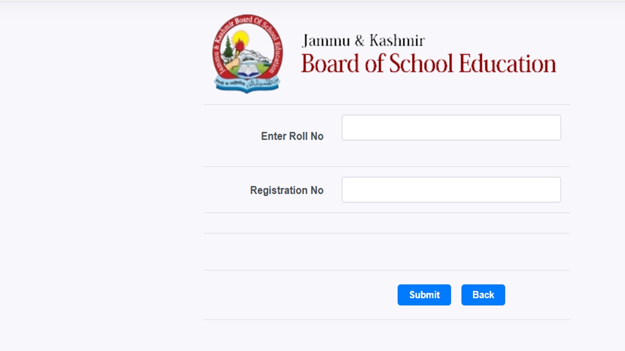 JKBOSE 10th result 2025