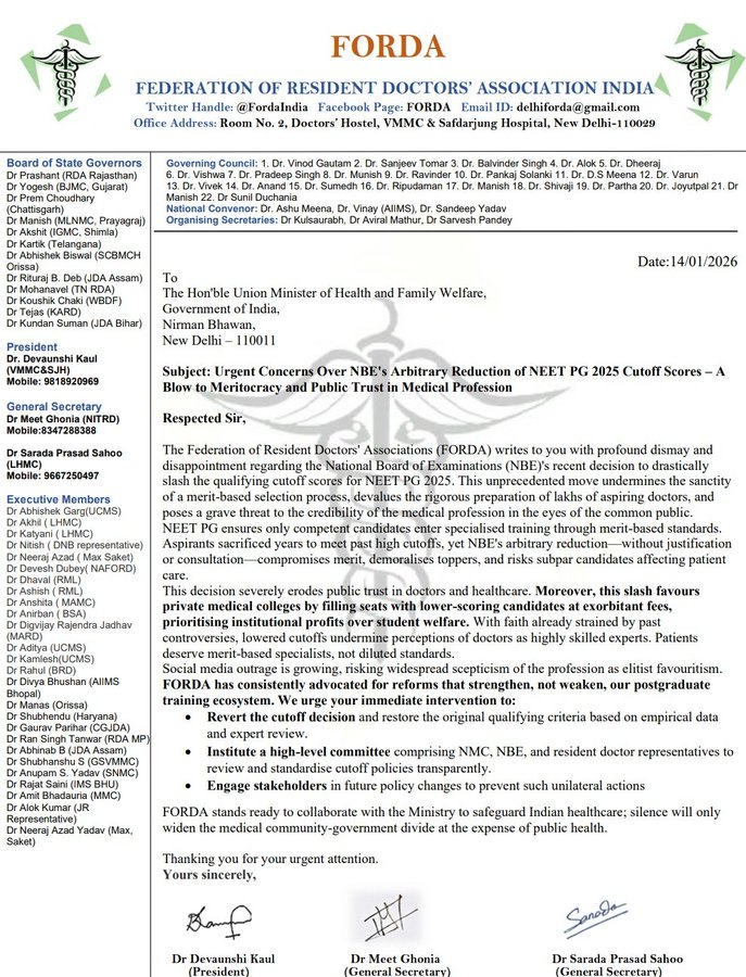 NEET PG 2025 cutoff reduced
