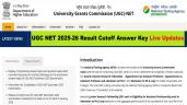 UGC NET Result 2025-26 @ugcnet.nta.n
