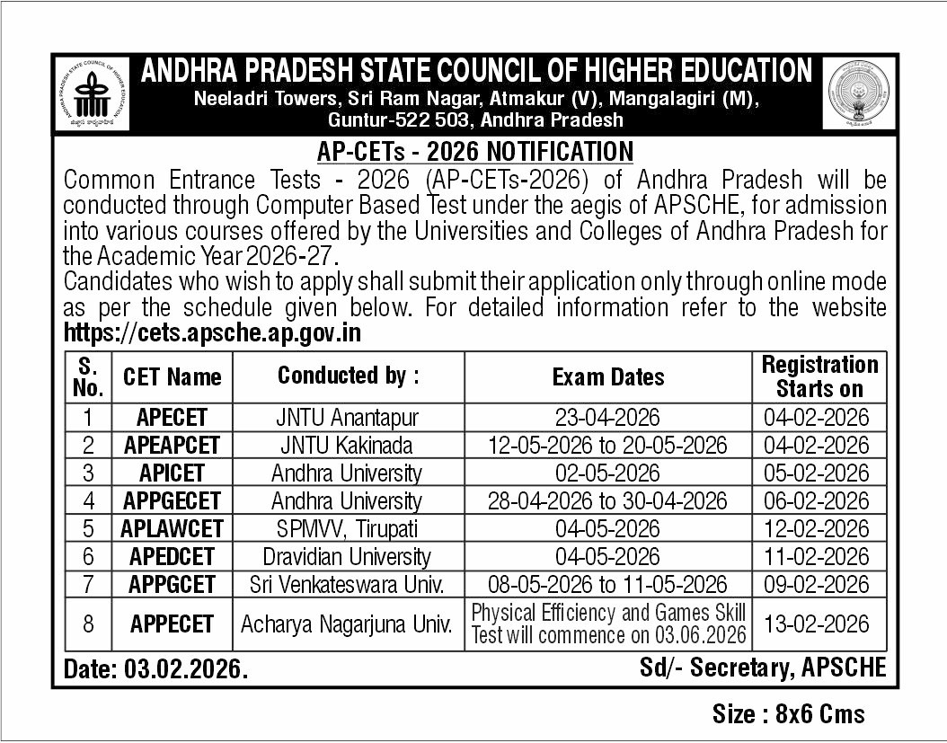 AP ECET 2026 application form date OUT