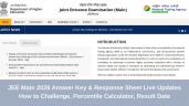 JEE Main Answer Key 2026 (OUT) LIVE 