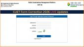 CUET Form Correction 2026 LIVE: Dire