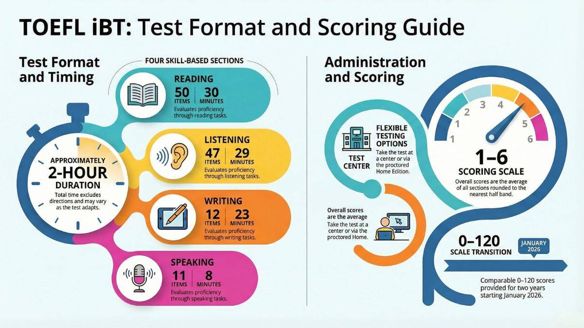 TOEFL exam pattern
