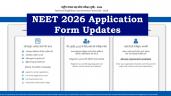 NEET Application Form 2026 LIVE @nee