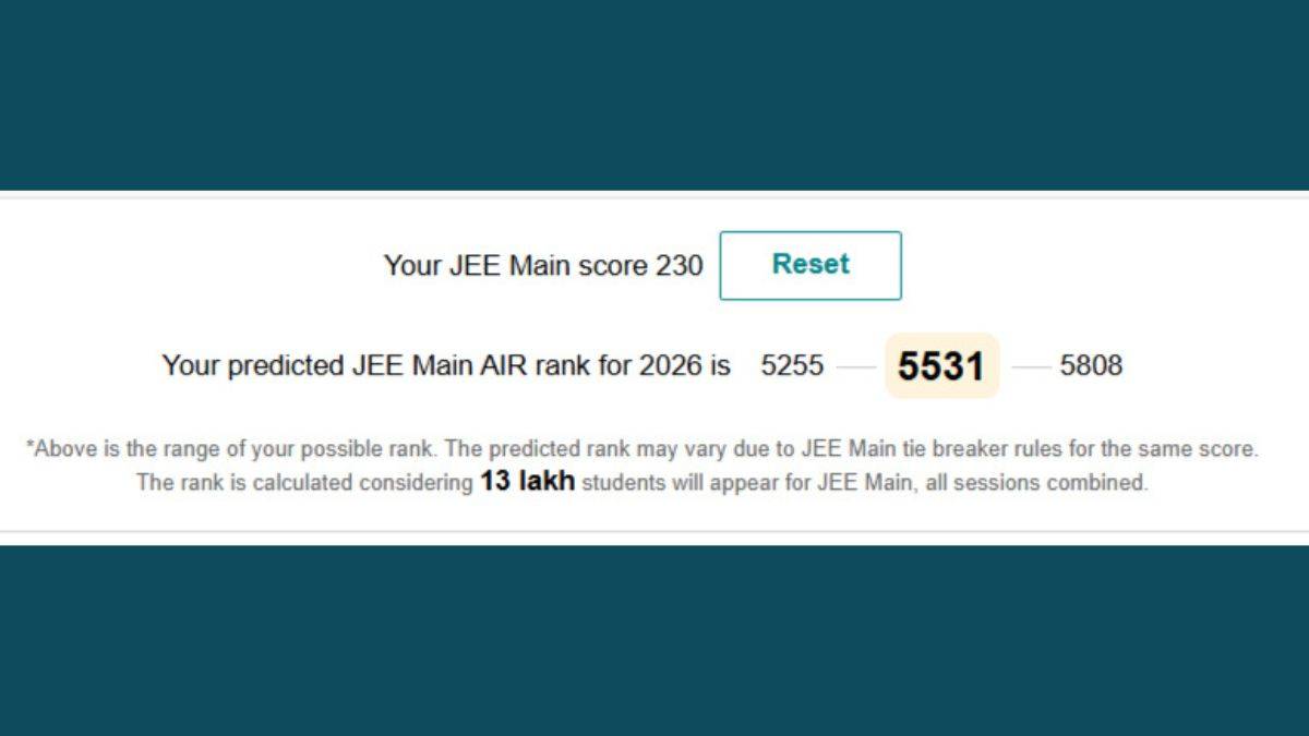 JEE Mains Rank Predictor
