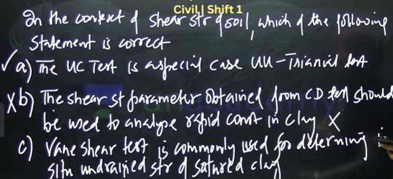 gate ce shift 1 questions