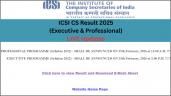 CS Executive Result 2025 Live (OUT):