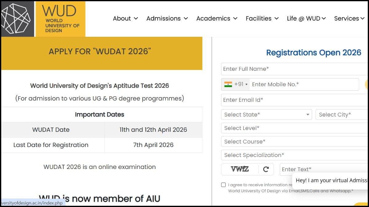 WUD Application Form