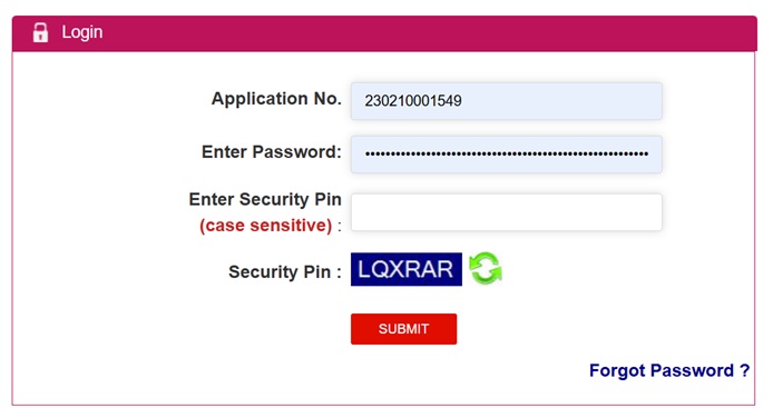 CUET PG City Intimation Window