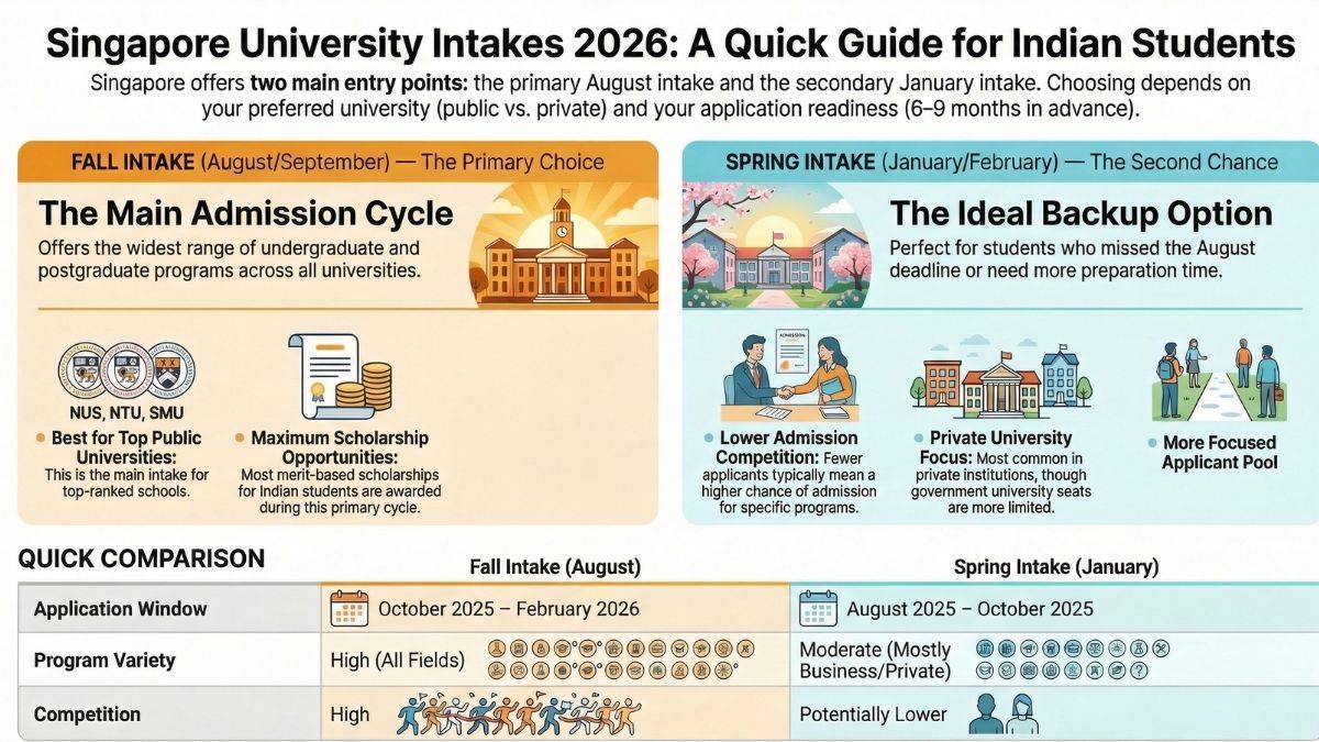 Intakes in Singapore