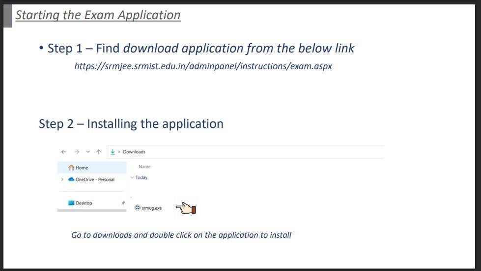SRMJEEE-2026-Remote-Proctored-Exam-Browser-Download