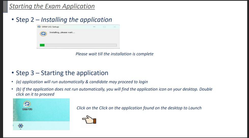 SRMJEEE-2026-Remote-Proctored-Exam-Installing-Application