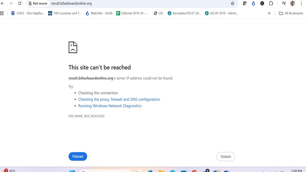 BSEB 10th result 2026 official website crashed