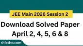 JEE Main Session 2 Paper PDF 2026 (O