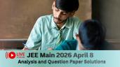 JEE Main 2026 April 8 Live: Exam fro