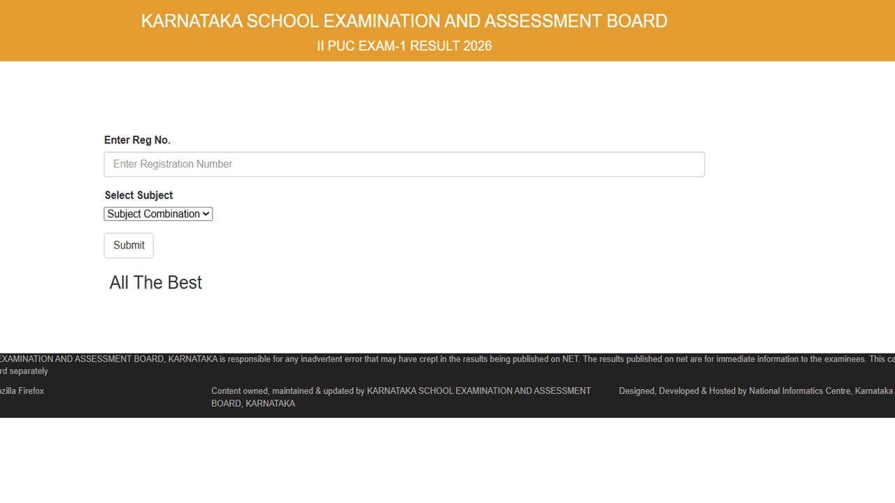 2nd puc result link 2026