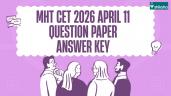 MHT CET 2026 April 11 Question Paper