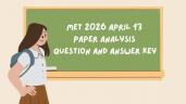 MET 2026 April 13 Paper Analysis wit