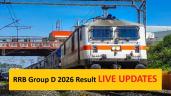 RRB Group D Result 2026 SOON Live: D