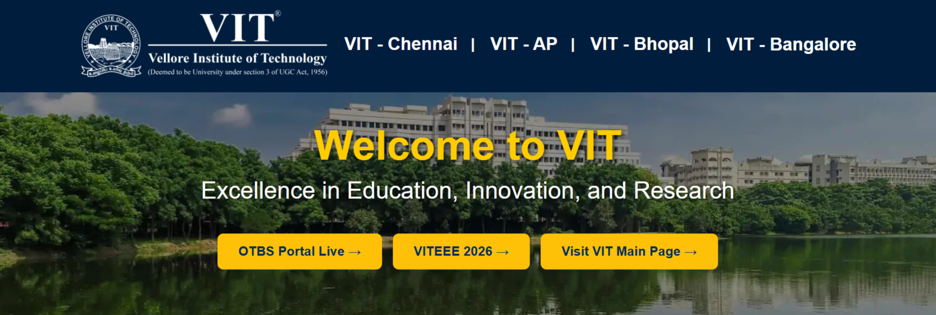 viteee slot booking portal open