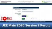 JEE Main Result 2026 Session 2 LIVE: