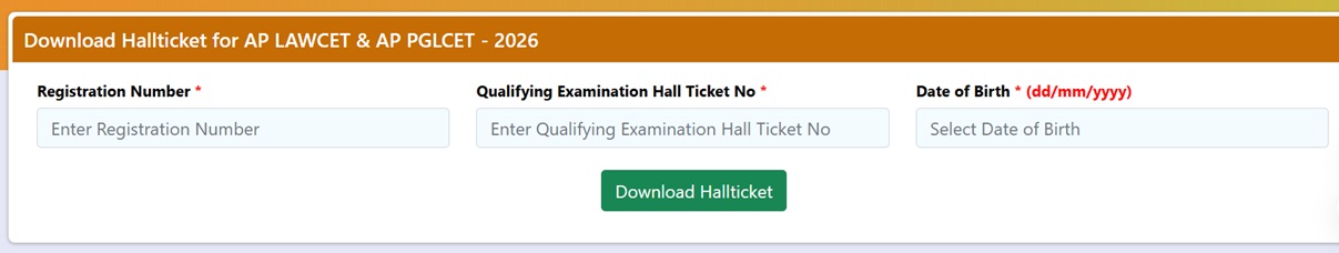 APLAWCET 2026 Admit Card OUT