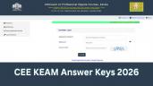 KEAM 2026 Answer Key LIVE: Response 