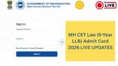 MH CET 5-year LLB Admit Card 2026 OU