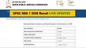 UPSC NDA Result 2026 Live: Get Direc