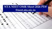 NEET 2026 OMR Sheet PDF LIVE Updates