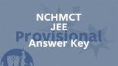 NCHMCT JEE 2026 Answer Key RELEASED 