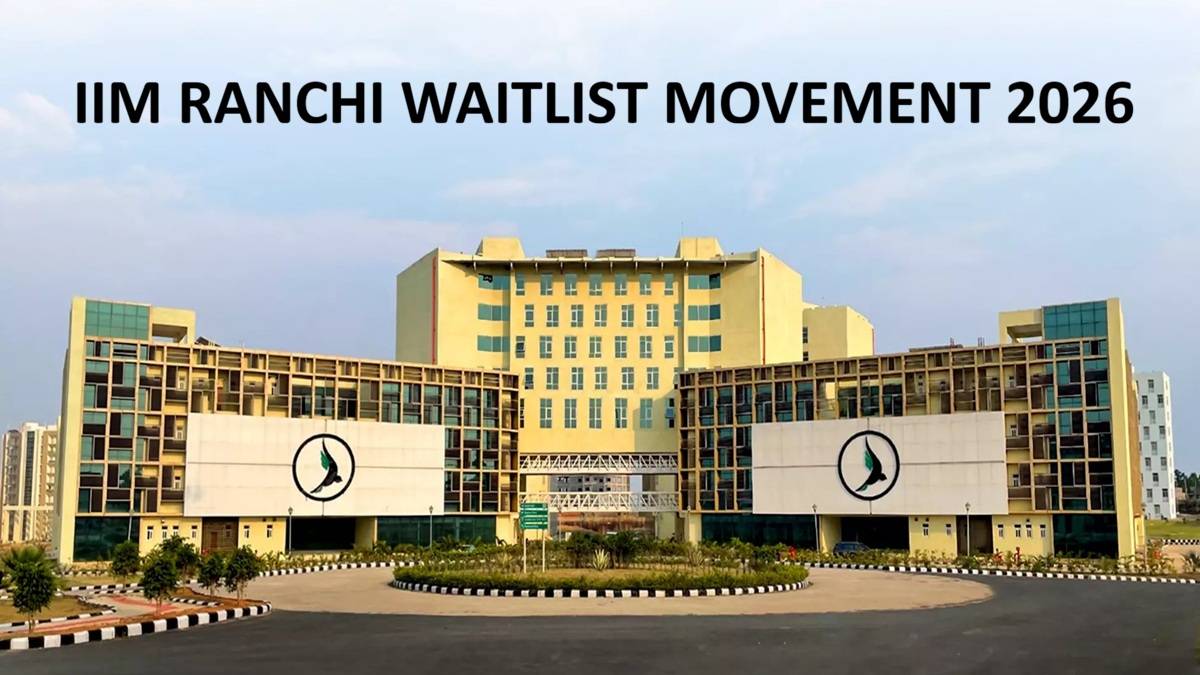 IIM Ranchi waitlist movement 2026