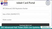 JEE Advanced Hall Ticket 2026 (OUT) 