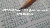 NEET OMR Sheet 2026 LIVE; NTA to rel