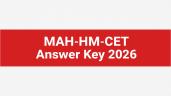 MAH HM CET 2026 Answer Key Live: Dow