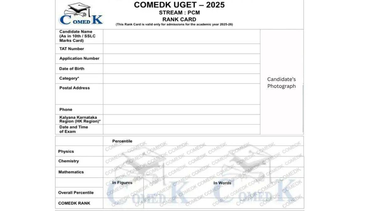 comedk-rank-card