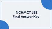 NCHMCT JEE Final Answer Key 2026 Liv