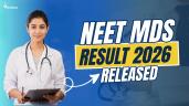 NEET MDS 2026 Result (RELEASED) @nat